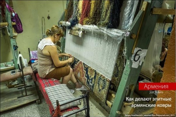 Как делают ковры ручной работы в Армении (28 фото)