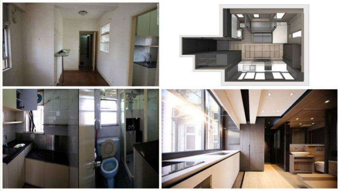 Как уместить полноценную кухню, ванную, домашний кинотеатр и спальню для гостей на 28 кв. метрах (16 фото)