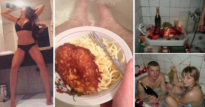 Безумства, которые делали в ванной все (25 фото)
