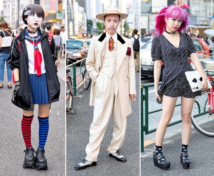 Модные персонажи на улицах Токио (31 фото)