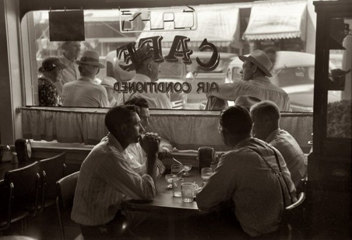 Американские кафе 1940-х годов (31 фото)
