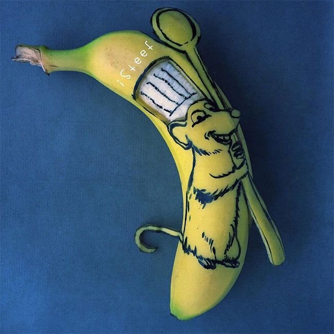 Художник превращает бананы в забавные скульптуры (20 фото)