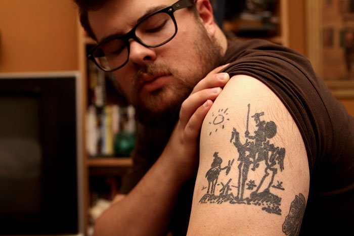 Татуировки, вдохновлённые творчеством известных художников (34 фото)